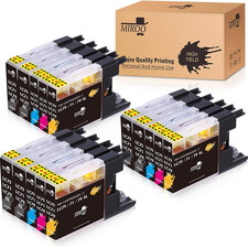 Compatible Ink Cartridge Replacement for Brother LC75 LC71 LC79 XL 15 Pack, Work