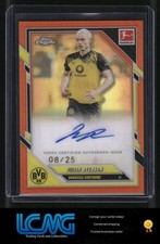 2025-26 Topps Chrome UEFA UCC Julian Ryerson Autographs Orange Foil #/25 Y3C