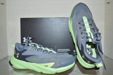 Under Armour Kids' Grade School Scramjet 6 Running Shoes 3027691 100 Green/Gray