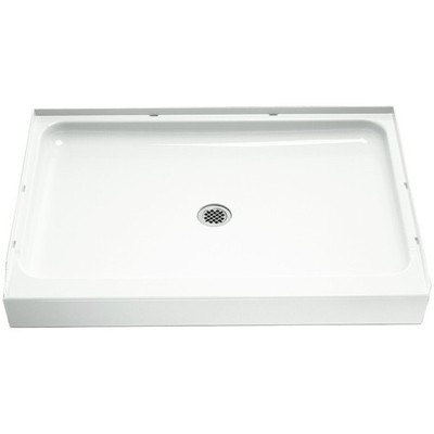 Sterling 72121100 Ensemble 48'' x 34'' x 5-1/2'' Vikrell Shower Pan - White