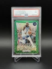 2023 Panini Prizm Deca Basketball Green Shimmer FOTL Jaden McDaniels #119 PSA 9