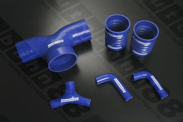 Mangueira de indução Autobahn88 AZUL silicone entrada de ar ajuste Ferrari F355 355 94-99 - Imagem 2 de 4