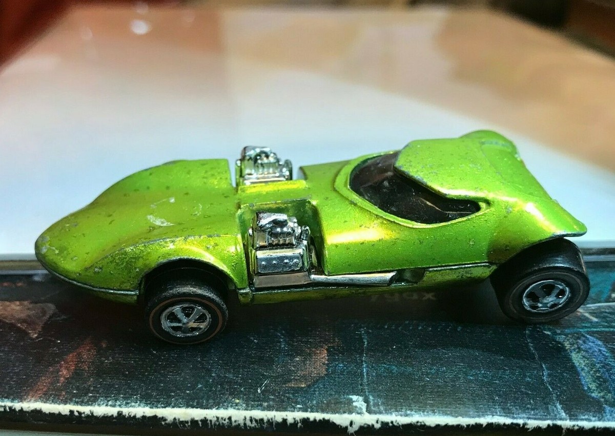 hot wheels redlines Antifreeze Twin mill twinmill lime green '68