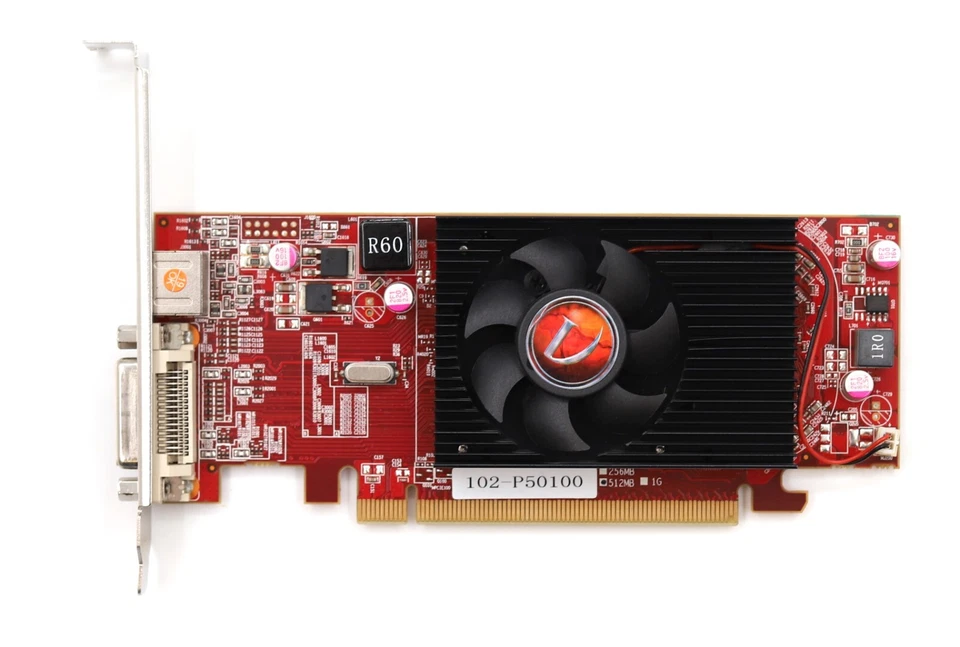 VisionTek ATI Radeon HD 4350 512MB DDR2 PCIe Graphics Card P/N: 4350DMS512SM - Image 2 of 4