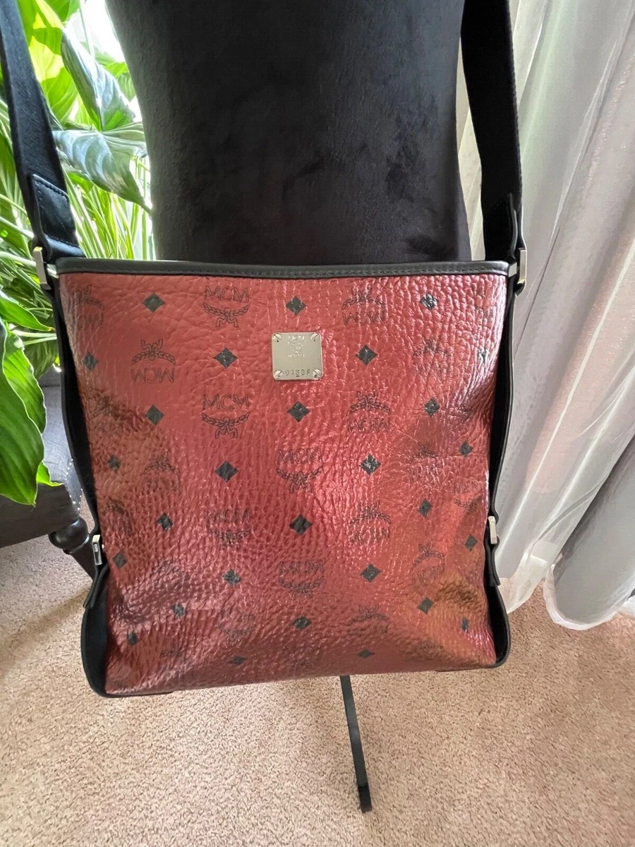 mcm sling bag brown