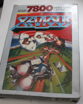 Xevious (ATARI 1987) for ATARI 7800 VCS (Modul, Manual, Box) working CIB