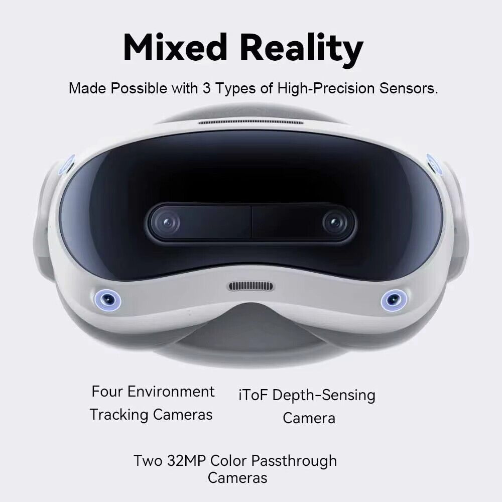 PICO 4 Ultra 4K MR VR Streaming Game Glasses ALL-IN-ONE PICO 4 Ultra 4K MR VR Streaming Game Glasses ALL-IN-ONE