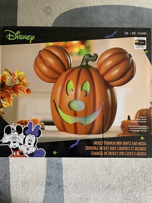 Disney Mickey Mouse Jack-O-Lantern (Costco 2024) - In Hands/SAME DAY SHIPPING 