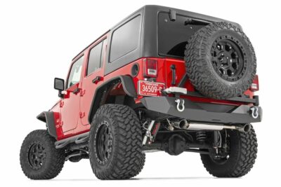 Rough Country For Jeep Tubular Front & Rear Fender Flares Set 07-18 Wrangler JK