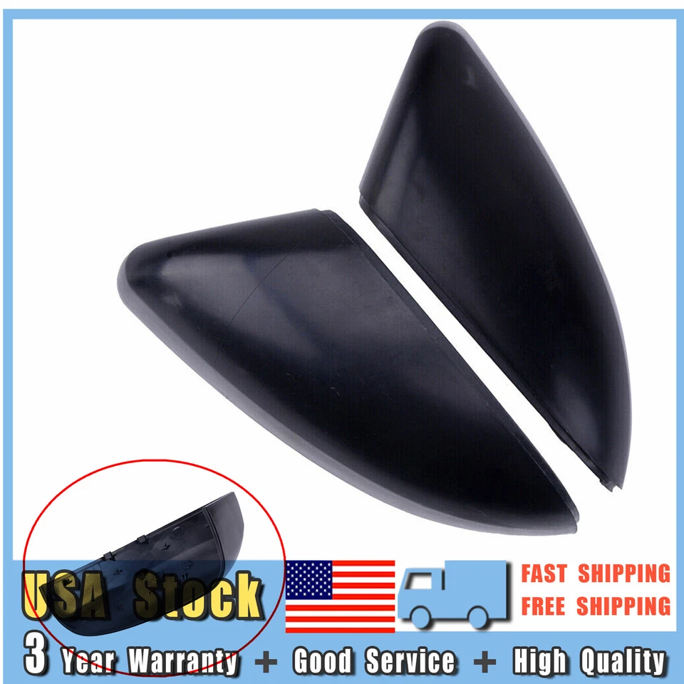 Cubierta trasera del espejo retrovisor delantero izquierdo derecho para 2004 2005 2006 Volvo S60 S80 V70 EE. UU. Foto 3 de 4