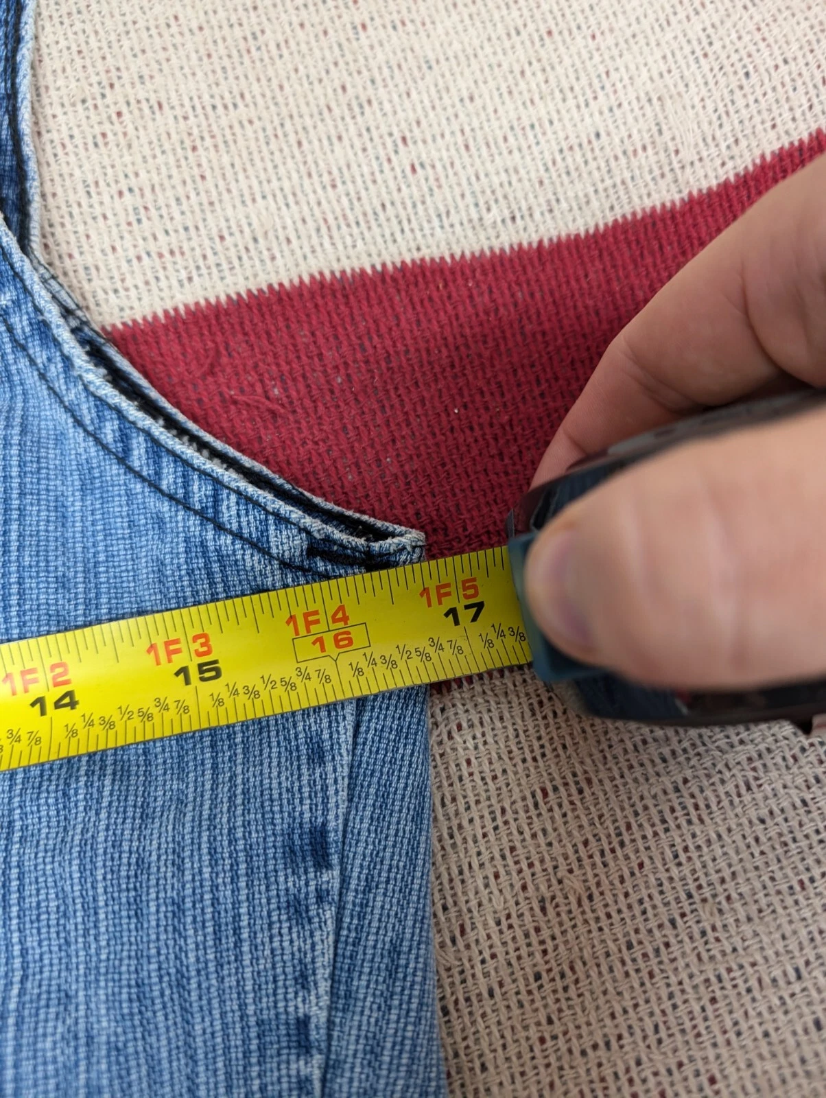 MOSCHINO CHEAP AND CHIC giacca gilet blu denim con colletto taglia L