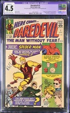 Daredevil 1 - Marvel Comics 1964 CGC 4.5 RESTORED Origin 1st app of Daredevil