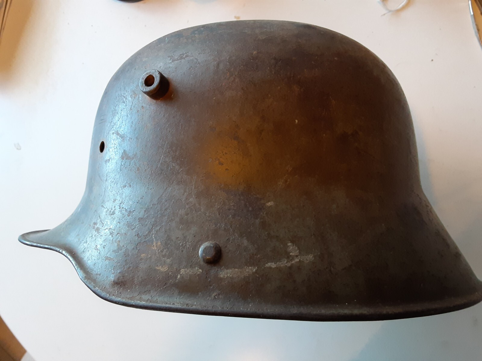 Original German WW1 M-1917 Helmet W66