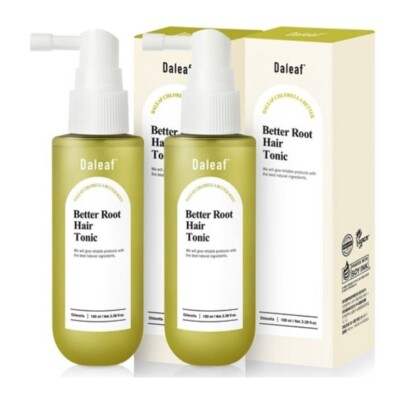 Daleaf Chlorella Better Root Hair Tonic 100ml x 2ea / K-Beauty