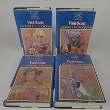 The Raj Quartet by Paul Scott 1985 Vintage Hardcover Large Print