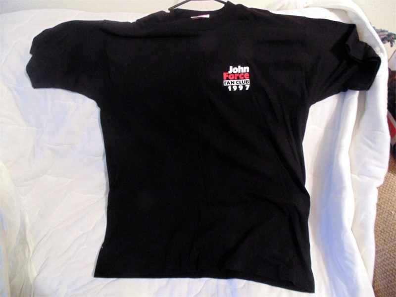 VINTAGE JOHN FORCE 1997 FAN CLUB T-SHIRT