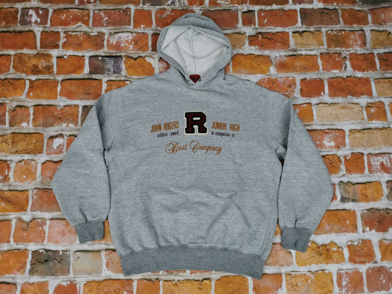 Best Company Vintage Hoodie Olmes Carretti John Rogers Size L Tip Top image 3