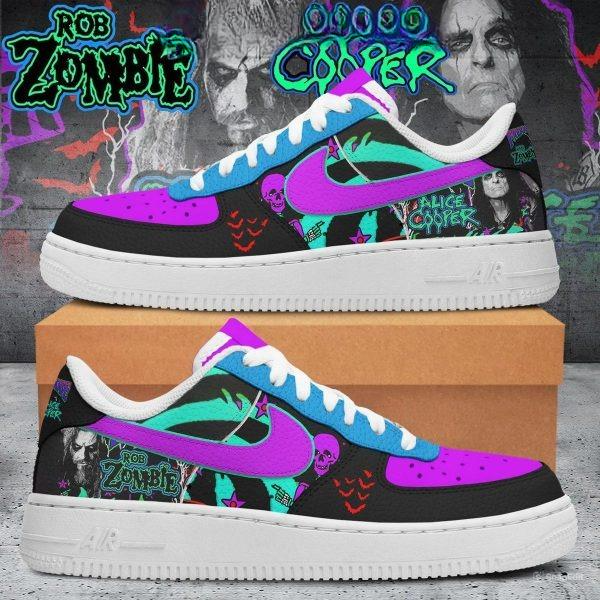 ロビン、Nike Air force 1、24cm Alice Cooper Rob Zombie Collab 2024 Air Force 1 Shoes | eBay