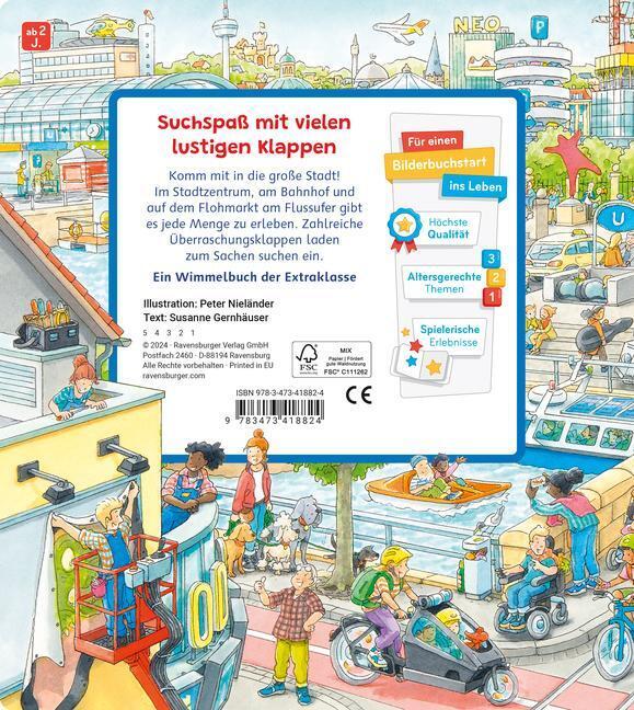 Thumbnail - Mein Sachen Suchen Wimmelbuch: In Der Stadt | Susanne Gernhäuser |