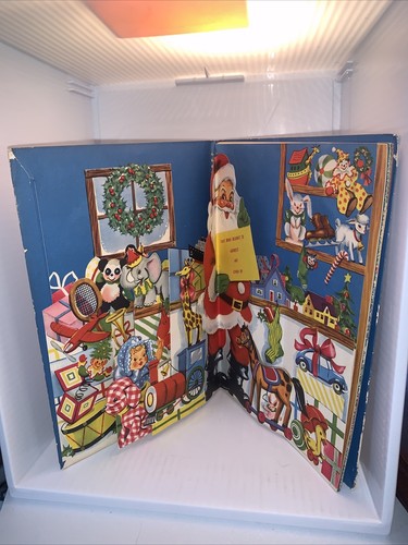 Santa’s Workshop 1951 White Plains Greeting Card Corp Pop-ups & Toys Complete - Picture 5 of 24