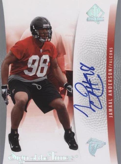 2007 SP Authentic Jamaal Anderson #SOTT-JA - 1 of 2