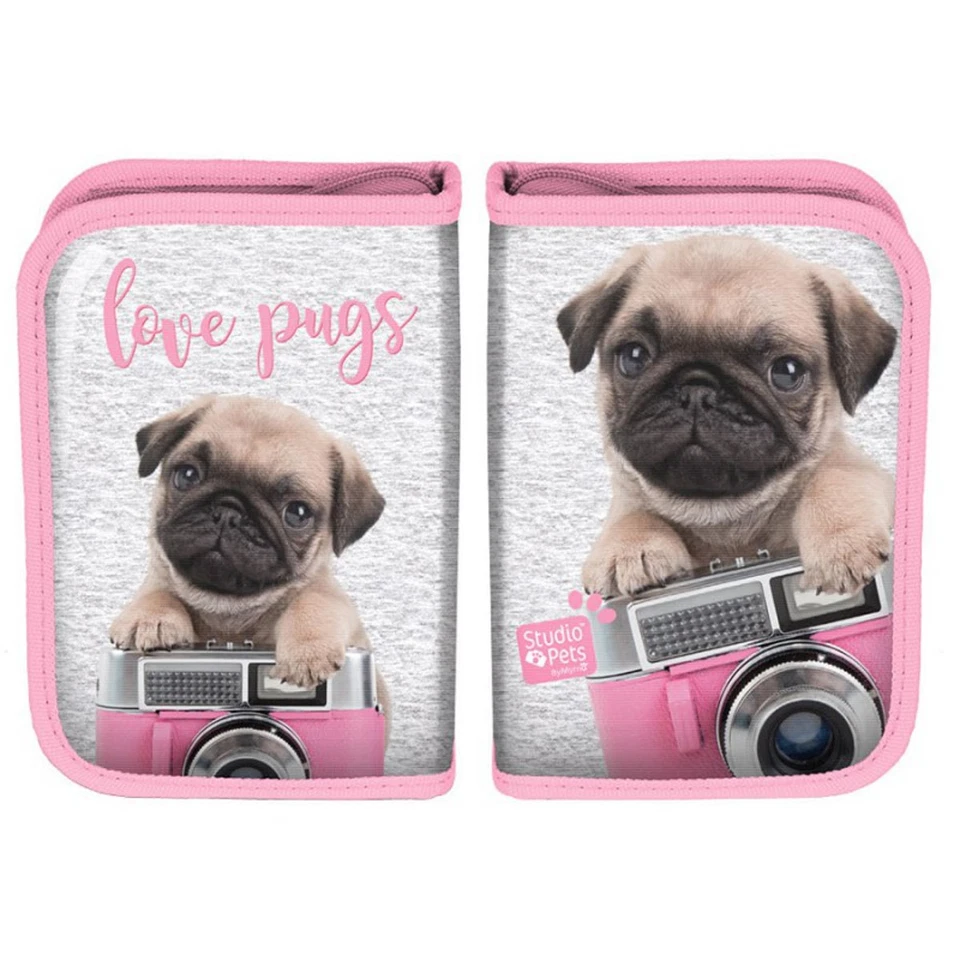 PASO Federtasche Federmäppchen Federmappe gefüllt PEY-001 STUDIO PETS