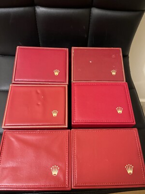 Authentic ROLEX Oyster / Yacht Master  / Datejust / Etc Watch Box Set Of 6