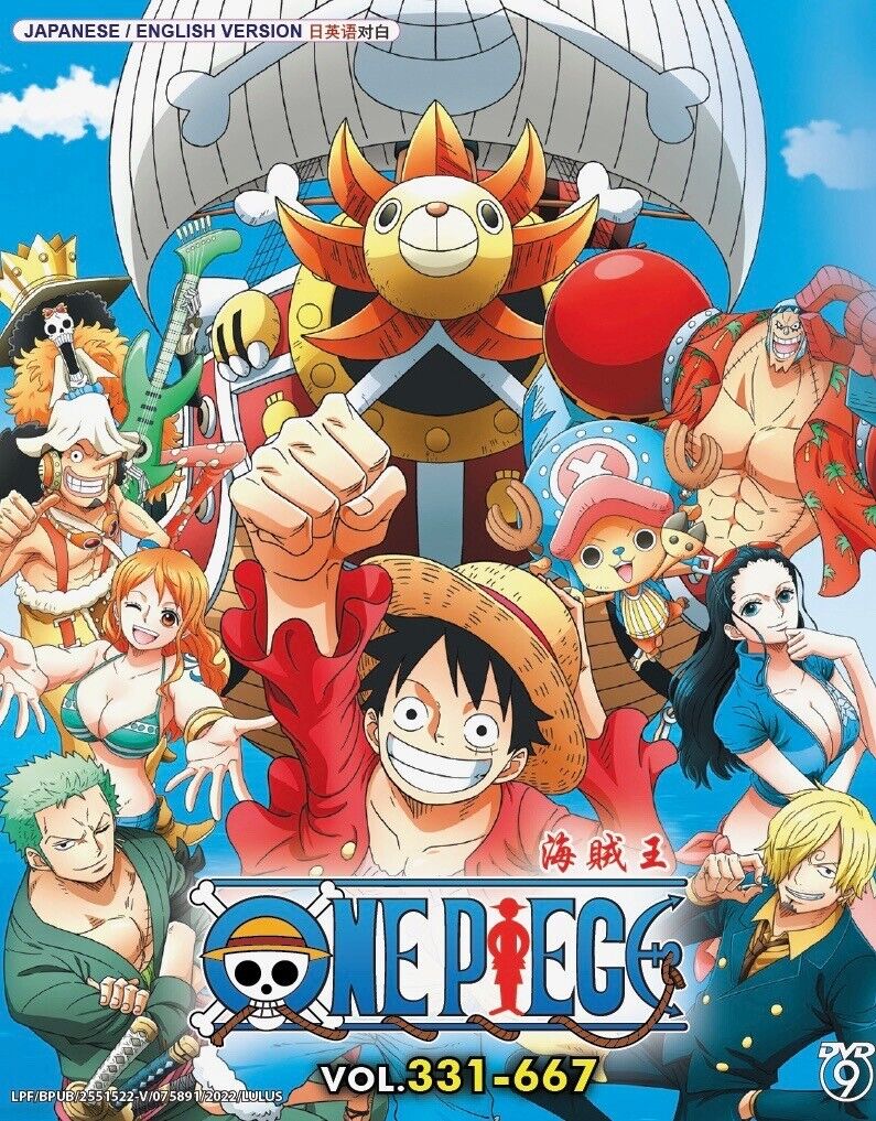 One Piece (Episodes 1 - 330) ~ All Region ~ Brand New ~ English Dubbed  Version ~