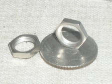 2 NEW LEMO GEA.00.240.LN PLATED BRASS HEX NUT USE WITH 00 SERIES CONNECTOR USA