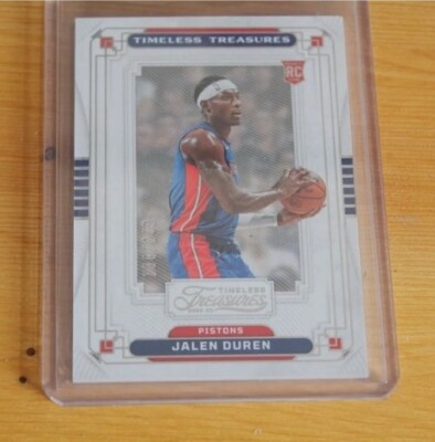 2022-23 Panini Chronicles Basketball Jalen Duren Rookie Timeless Treasures /249