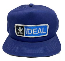 IDEAL Patch K-Products SnapBack Mesh Blue Hat Trucker Farmer