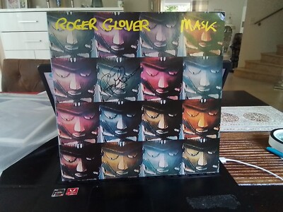 ROGER CLOVER-MASK VINLY LP (MIT ORGINAL SIGNATUR)