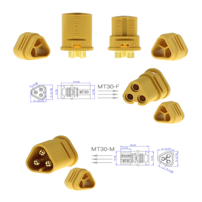 30 Paar Bananenstecker 3,5 Mm Vergoldet | Für ESC, Batterie & Motor Im RC-Bereich | Geringer Widerstand, Beste Leitfähigkeit