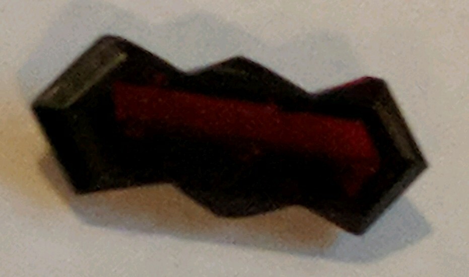 Antique Genuine Fancy Cut Garnet Picket Fence Faceted Stone AA303