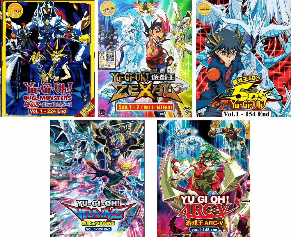 Yu-Gi-Oh! 5D'S Vol.1-154 End English Subtitle BOX SET Anime DVD