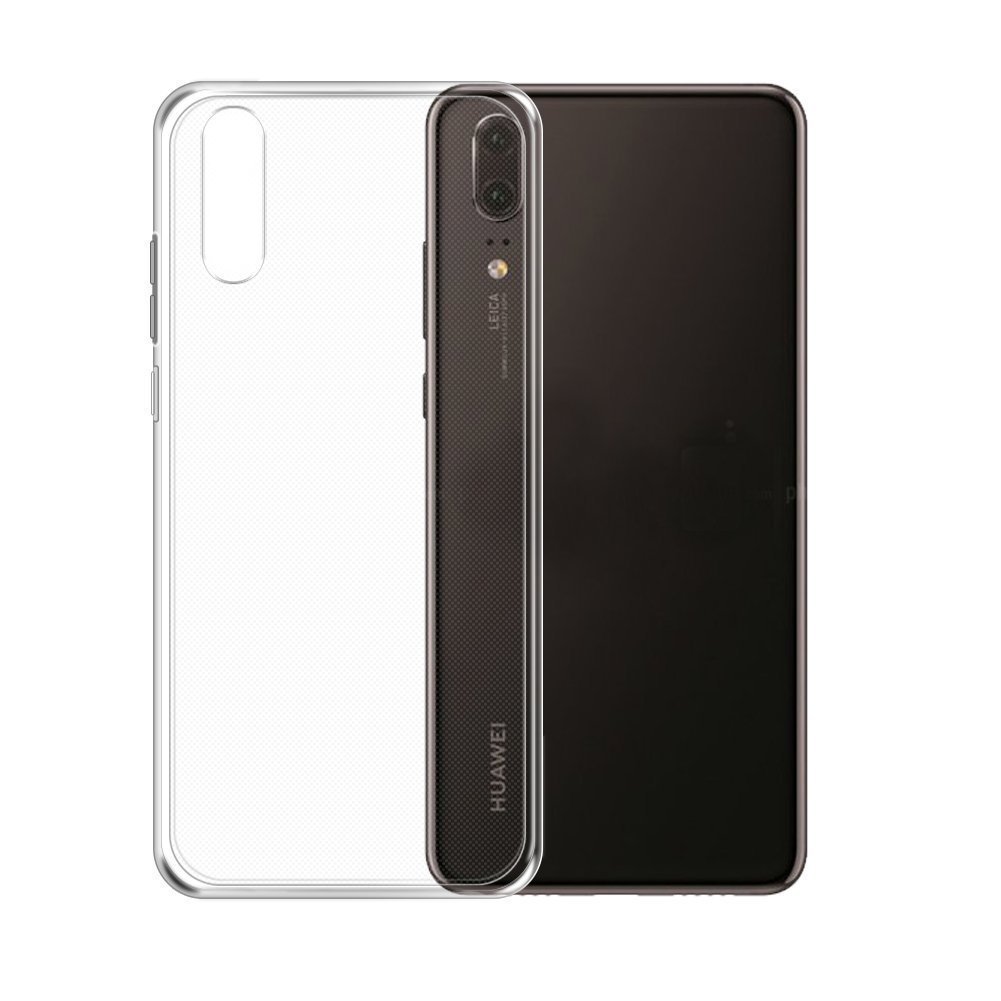 Coque Gel TPU Souple Anti-choc Avec Motif Fleur Blanche Pour Huawei P20 - Neuf, Marque NOVAGO