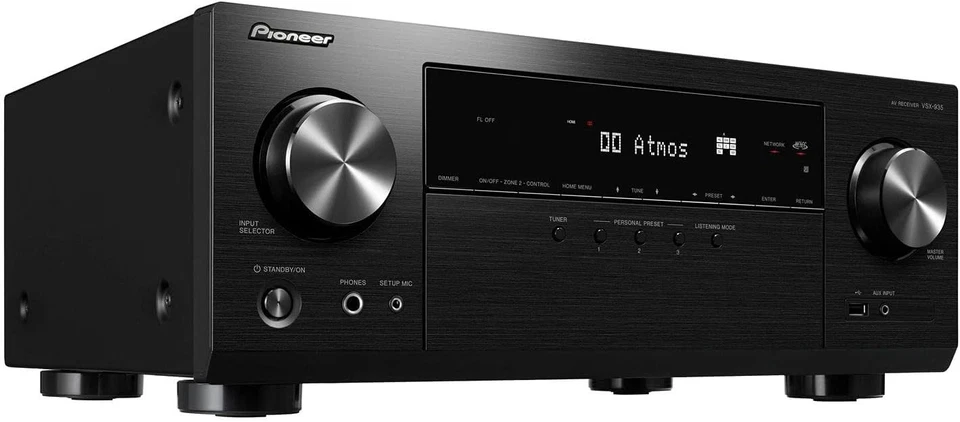 Pioneer VSX-935 7.2 Channel Surround Sound Network Receiver Dolby Atmos... - Image 2 of 4