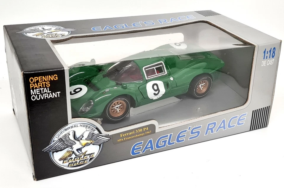 Eagle 1/18 Ferrari 330 P4 SPA Francorchamps 1967 #9 Diecast Model Car - Image 2 of 4