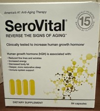 SeroVital REVERSE SIGNS OF AGING 84 Caps Exp: 01/2028 Inventory Clearance, Sale