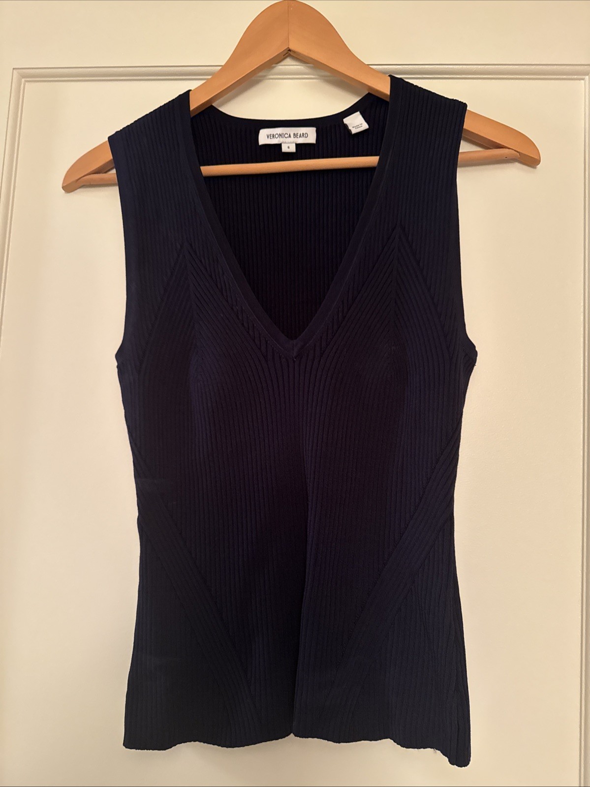 Veronica Beard Women’s Knit Navy Tank Size Small