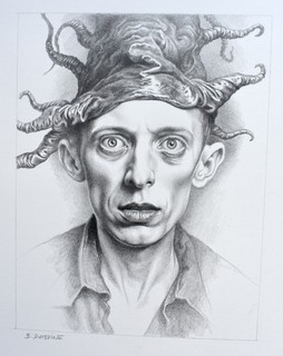 Dessin original signé B. Dumaine Crayon sur papier