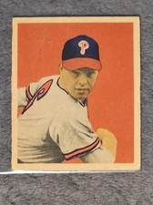 1949 Bowman ROBIN ROBERTS #46 Rookie Card RC . rookie card picture