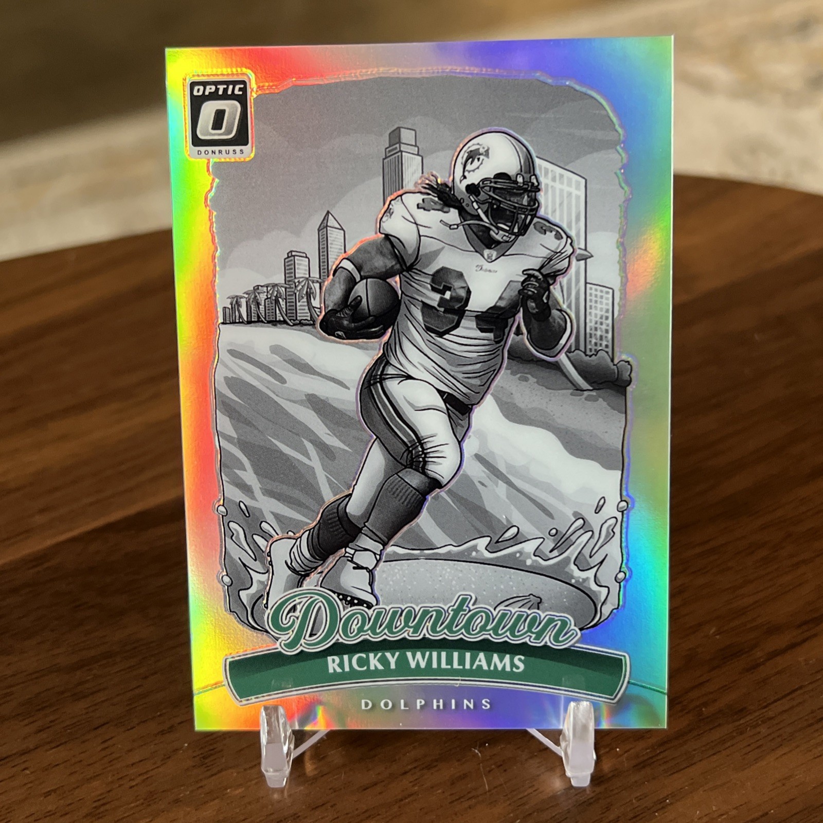 2025 Ricky Williams Legend Downtown Miami Dolphins Panini Optic