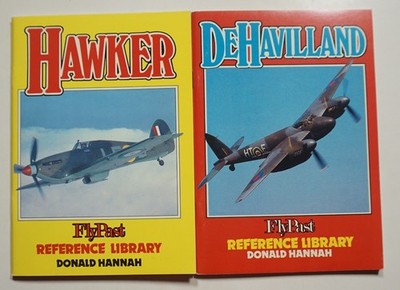 FlyPast Reference Library Lot Hawker + De Havilland '82 Hannah British Aircraft