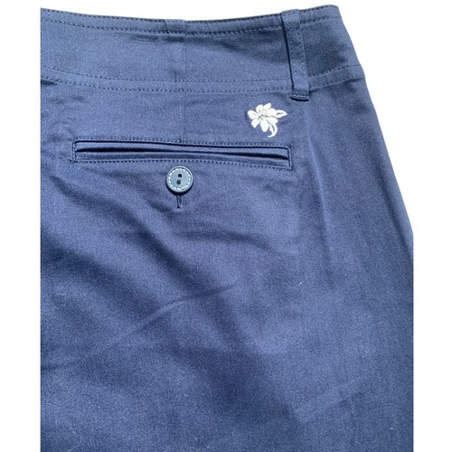 Tommy Bahama Women's Golf Shorts - Size 10 Navy Blue Pockets Belt Loops NEW - Picture 4 of 7