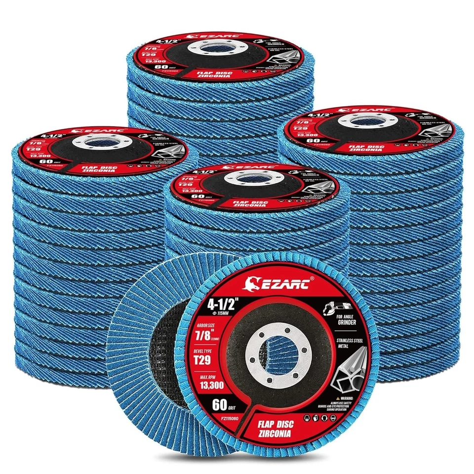 60 Grit Zirconia Sanding Discs 50 Pack - Image 3 of 4