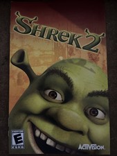 Shrek 2 Sony PlayStation 2, 2004 PS2 Instruction Manual Booklet Only
