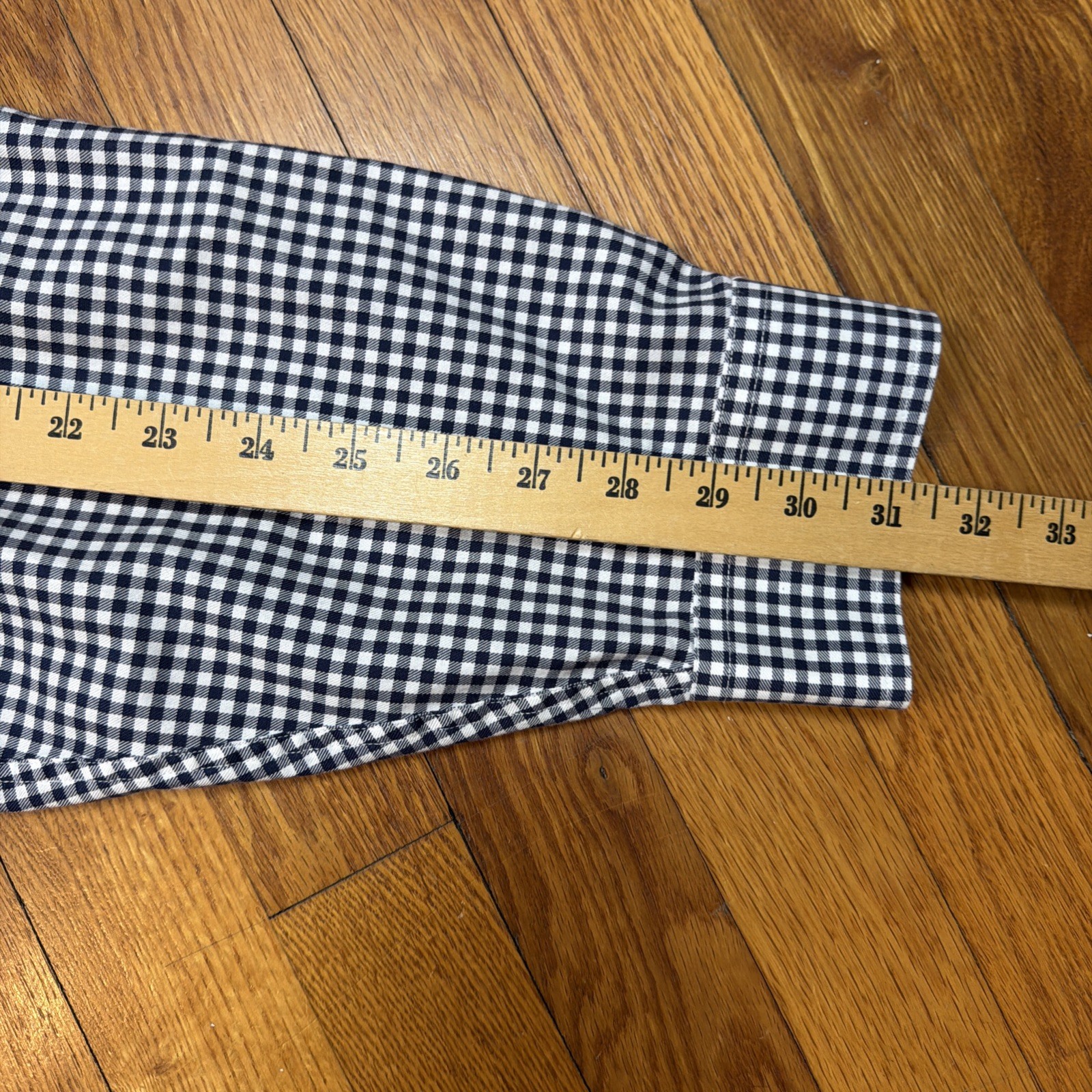 Brooks Brothers Regent Shirt Mens 2XL The Original Polo Non Iron Gingham Blue thumbnail 9