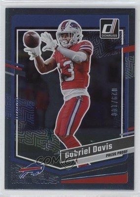 2023 Panini Donruss Press Proof Silver 29/100 Gabriel Davis #29 0z8z