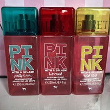 VS PINK Fragrance Mist Bundle Hot Crush Total Flirt Pretty Pure Body Mist